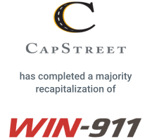 The CapStreet Group has completed a majority recapitalization of WIN-911